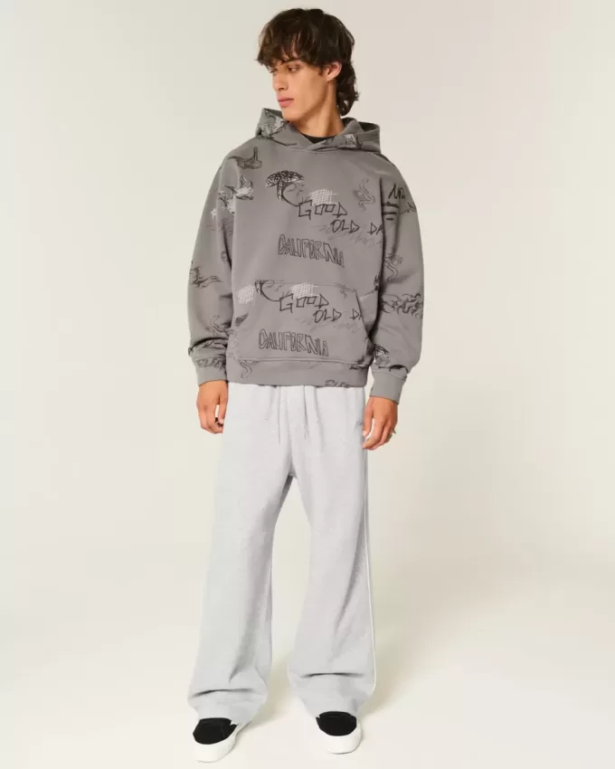 Pantalones deportivos súper holgados Pantalones deportivos súper holgados