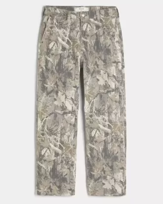 Pantalones holgados de camuflaje para pintor