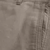 Pantalones holgados de cintura flexible de mezcla de lino Pantalones holgados de cintura flexible de mezcla de lino