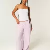 Pantalones holgados de franela Pantalones holgados de franela
