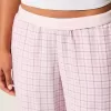 Pantalones holgados de franela Pantalones holgados de franela