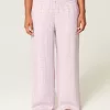 Pantalones holgados de franela Pantalones holgados de franela
