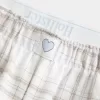 Pantalones holgados de franela Pantalones holgados de franela