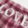 Pantalones holgados de franela Pantalones holgados de franela