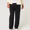 Pantalones holgados de mezcla de lino Pantalones holgados de mezcla de lino
