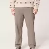 Pantalones holgados de mezcla de lino Pantalones holgados de mezcla de lino