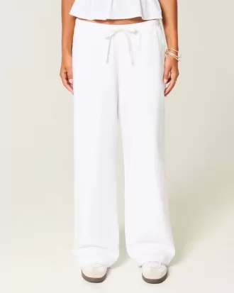 Pantalones holgados de mezcla de lino Pantalones holgados de mezcla de lino