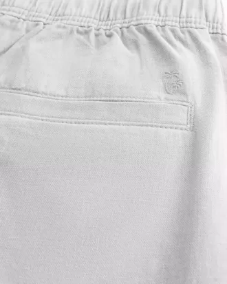 Pantalones holgados de mezcla de lino Pantalones holgados de mezcla de lino