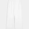 Pantalones holgados de mezcla de lino Pantalones holgados de mezcla de lino