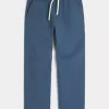 Pantalones holgados de mezcla de lino Pantalones holgados de mezcla de lino