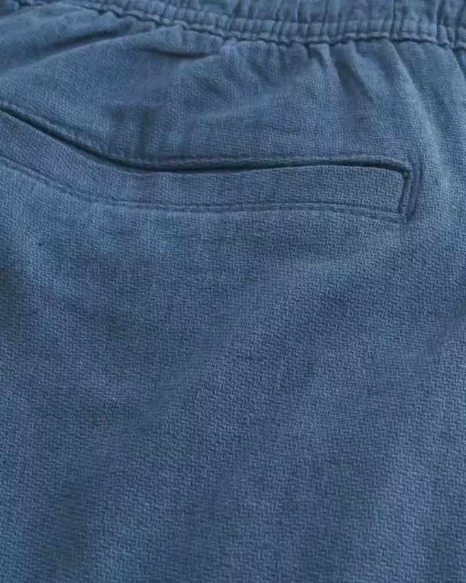 Pantalones holgados de mezcla de lino Pantalones holgados de mezcla de lino