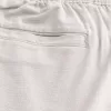 Pantalones holgados de mezcla de lino Pantalones holgados de mezcla de lino