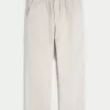 Pantalones holgados de seersucker Pantalones holgados de seersucker