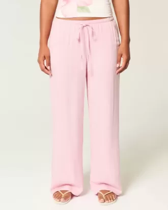Pantalones holgados de tiro bajo