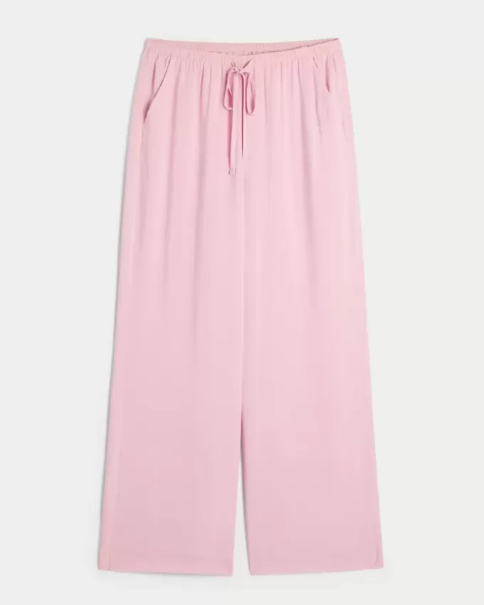 Pantalones holgados de tiro bajo Pantalones holgados de tiro bajo