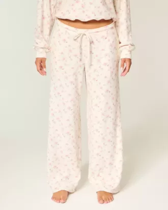 Pantalones holgados y acogedores de waffle de Gilly Hicks Pantalones holgados y acogedores de waffle de Gilly Hicks