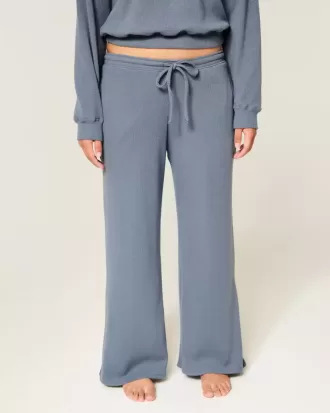 Pantalones holgados y acogedores de waffle de Gilly Hicks Pantalones holgados y acogedores de waffle de Gilly Hicks