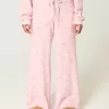 Pantalones holgados y acogedores de waffle de Gilly Hicks Pantalones holgados y acogedores de waffle de Gilly Hicks