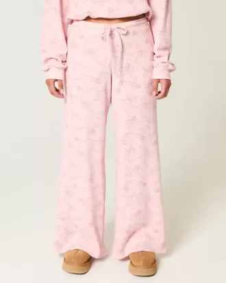 Pantalones holgados y acogedores de waffle de Gilly Hicks Pantalones holgados y acogedores de waffle de Gilly Hicks