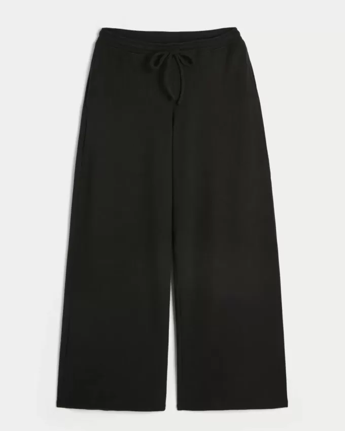 Pantalones holgados y acogedores de waffle de Gilly Hicks Pantalones holgados y acogedores de waffle de Gilly Hicks