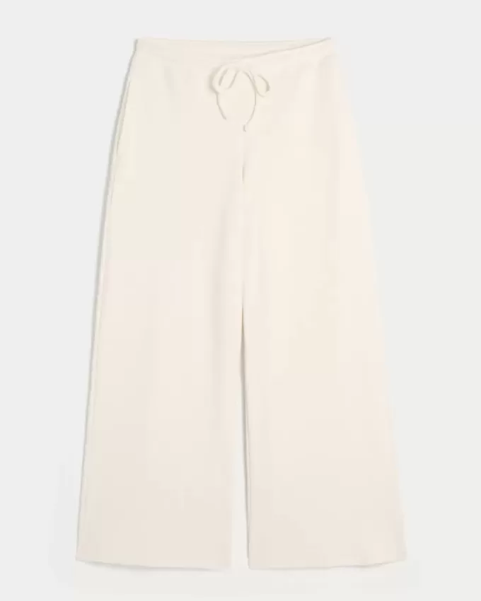 Pantalones holgados y acogedores de waffle de Gilly Hicks Pantalones holgados y acogedores de waffle de Gilly Hicks
