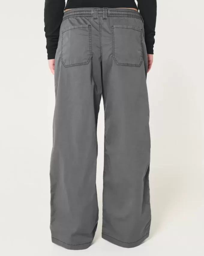 Pantalones super holgados de tiro bajo Pantalones super holgados de tiro bajo