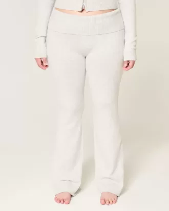 Pantalones tipo bota con cintura plegable de punto de Gilly Hicks Pantalones tipo bota con cintura plegable de punto de Gilly Hicks