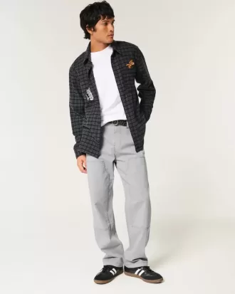 Pantalones utilitarios holgados