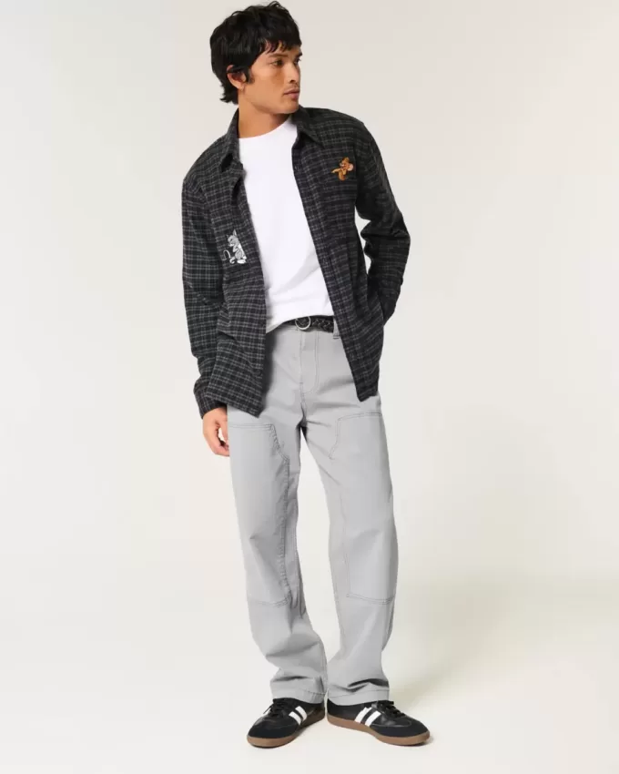 Pantalones utilitarios holgados Pantalones utilitarios holgados