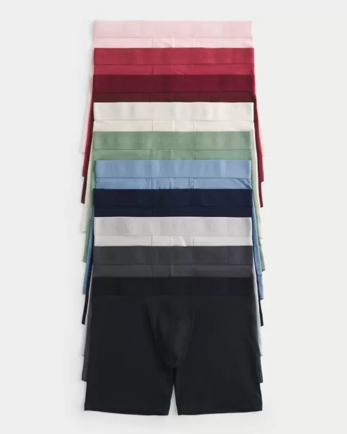 Paquete de 10 calzoncillos bóxer largos Paquete de 10 calzoncillos bóxer largos