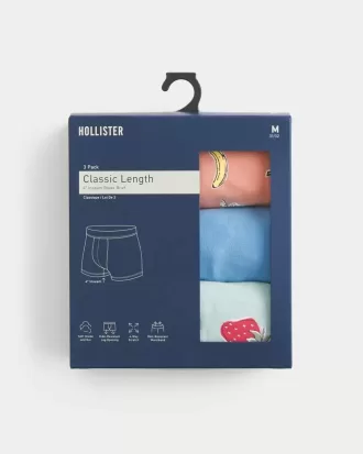 Paquete de 3 calzoncillos bóxer de longitud clásica