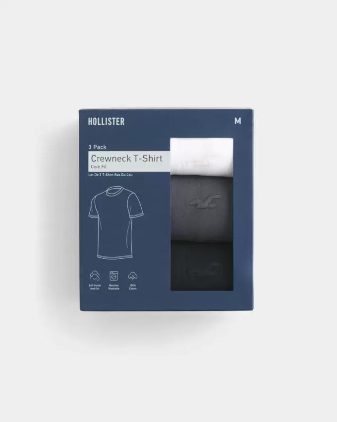 Paquete de 3 camisetas Icon Crew