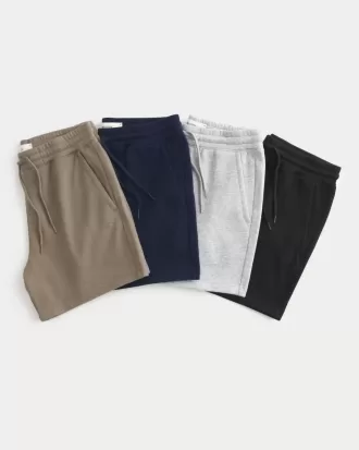 Paquete de 4 pantalones cortos de polar por encima de la rodilla