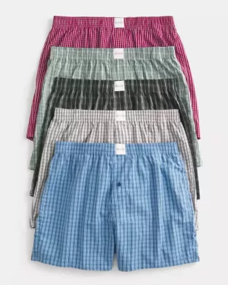 Paquete de 5 calzoncillos bóxer de algodón