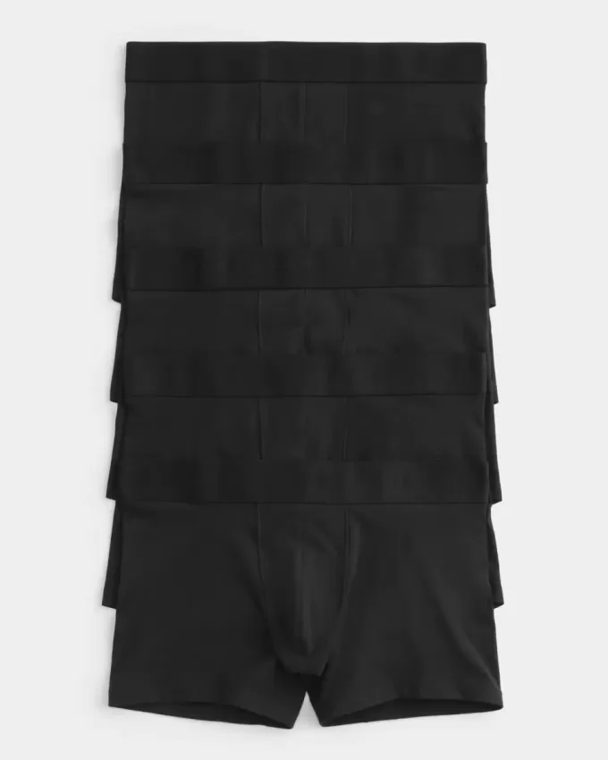 Paquete de 5 calzoncillos bóxer de longitud clásica Paquete de 5 calzoncillos bóxer de longitud clásica
