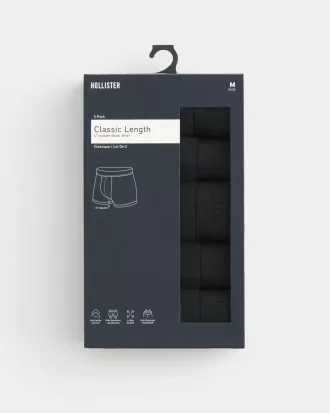 Paquete de 5 calzoncillos bóxer de longitud clásica