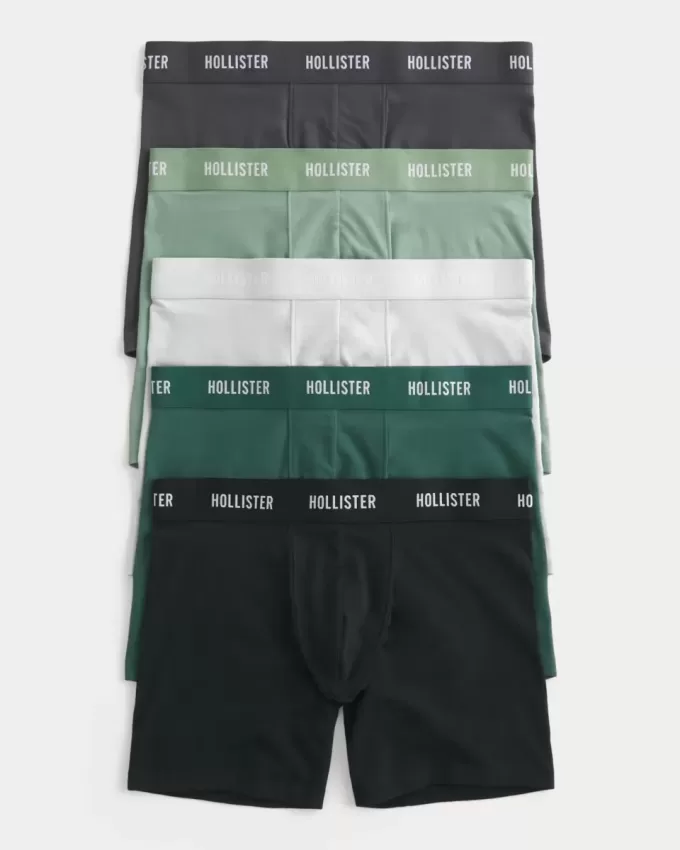 Paquete de 5 calzoncillos bóxer largos Paquete de 5 calzoncillos bóxer largos