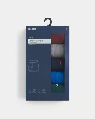 Paquete de 5 calzoncillos bóxer largos