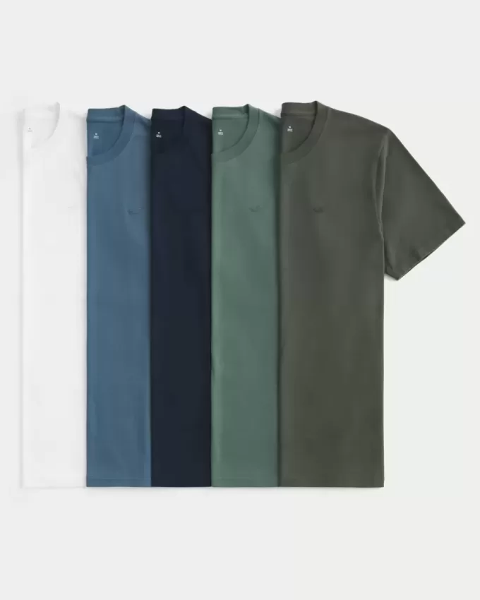 Paquete de 5 camisetas Icon Crew