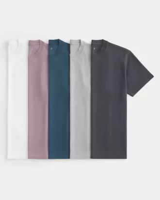Paquete de 5 camisetas refrescantes y relajadas