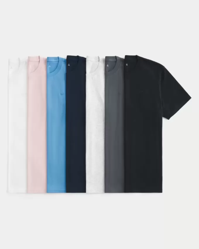 Paquete de 7 camisetas Icon Crew
