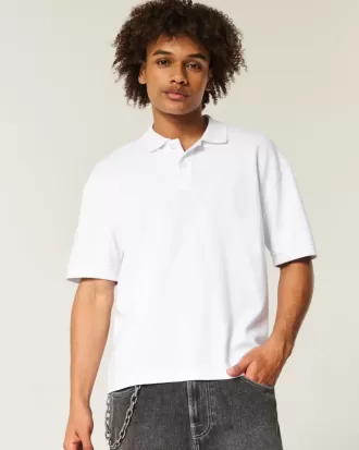 Polo corto cuadrado
