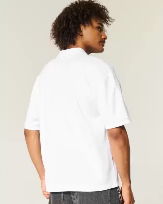 Polo corto cuadrado