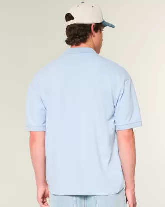 Polo corto cuadrado