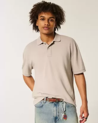 Polo lavado con corte cuadrado Polo lavado con corte cuadrado