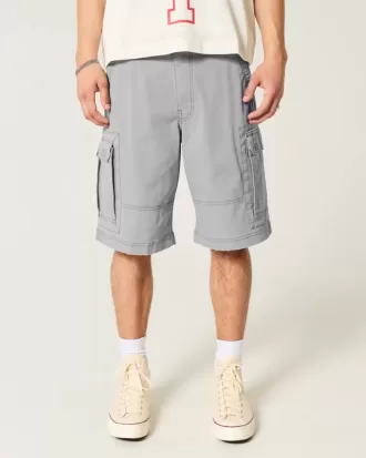 Shorts cargo holgados hasta la rodilla