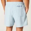 Shorts de baño de seersucker hasta la mitad del muslo Shorts de baño de seersucker hasta la mitad del muslo