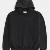 Sudadera con capucha bordada con gráfico cuadrado Sudadera con capucha bordada con gráfico cuadrado