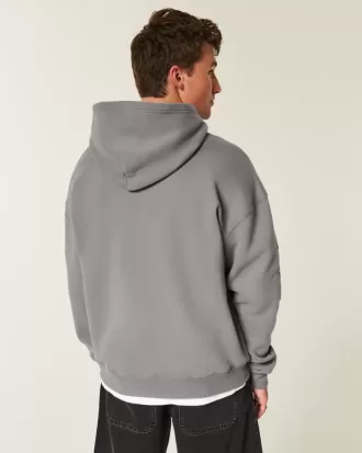 Sudadera con capucha con detalle de estrella cuadrada
