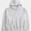 Sudadera con capucha con efecto lavado cuadrado Sudadera con capucha con efecto lavado cuadrado
